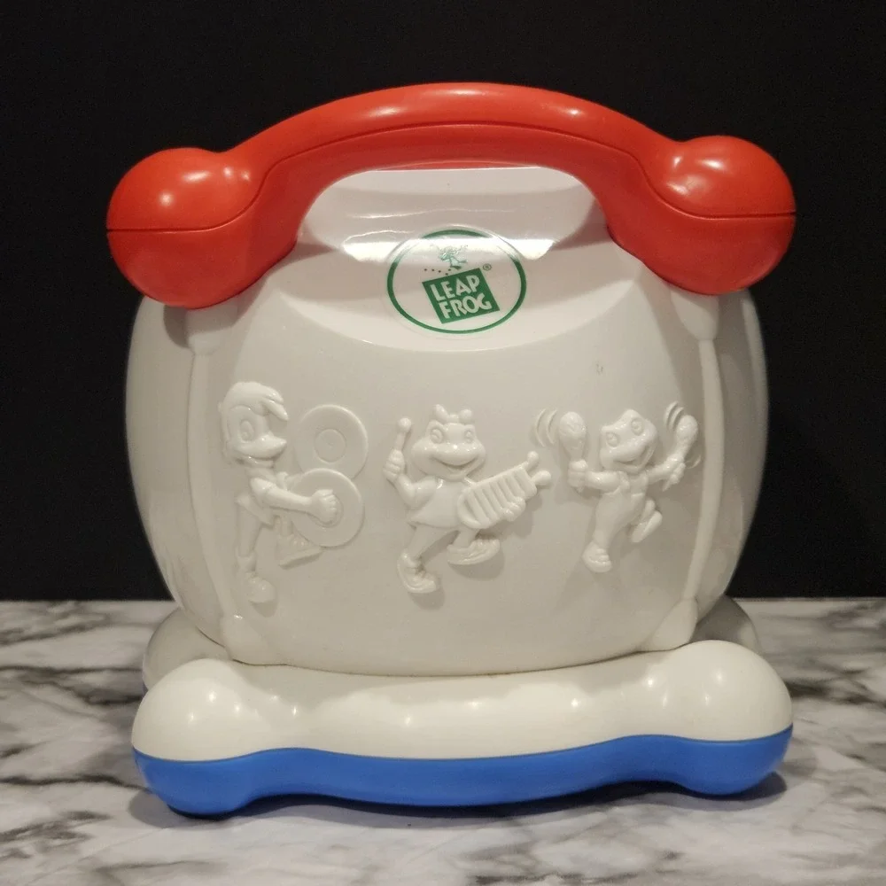 LeapFrog Learning Drum 2001 ABC 123 Musical Light Up Educational Toy Tested Work